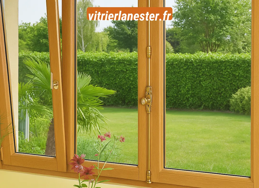Installation de fenêtre en bois sur mesure Lanester